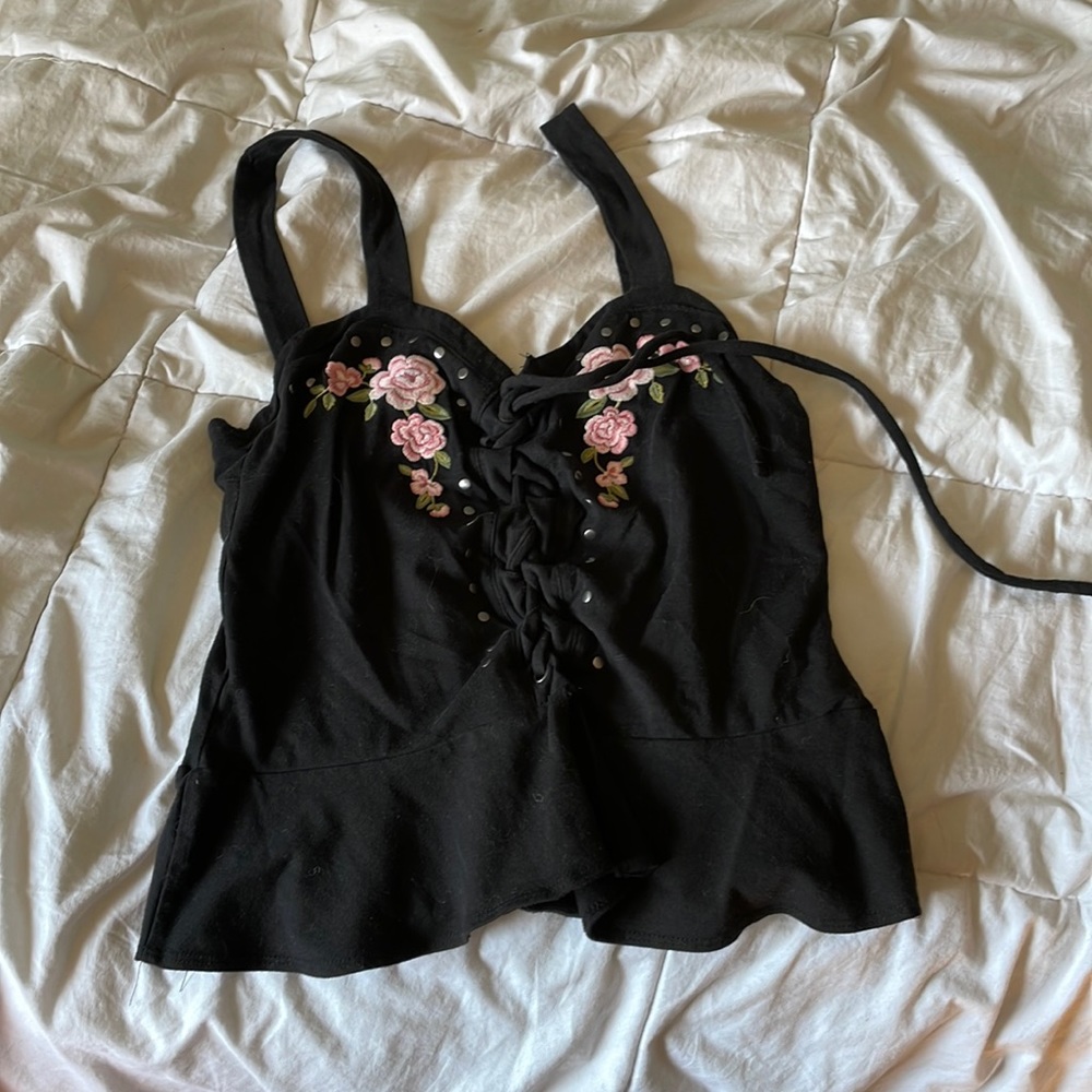 Aeropostale black tie up front